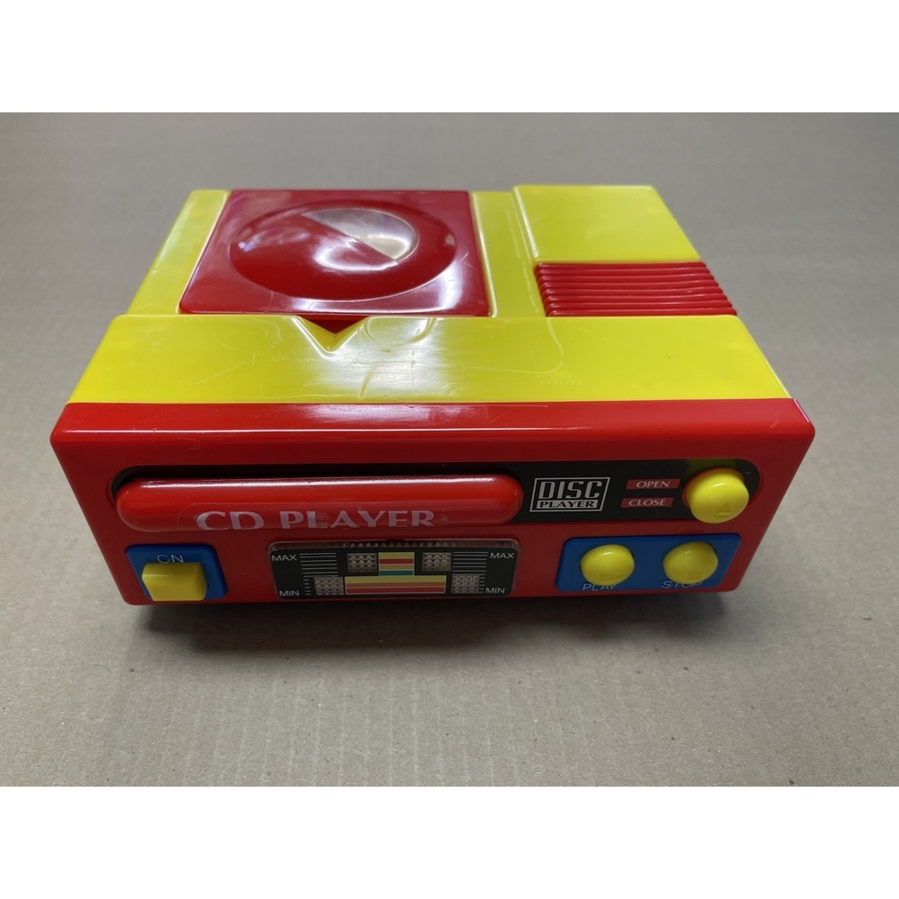 Navy Star Lazer Disc CD Player Children's Toy #63298A Tested-One Disc [Vintage]